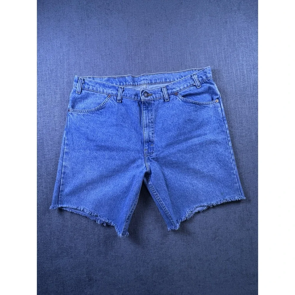 Levi's Shorts Vintage Orange Tab 506 Cut Off Denim‎ Light Wash Cotton Mens 39